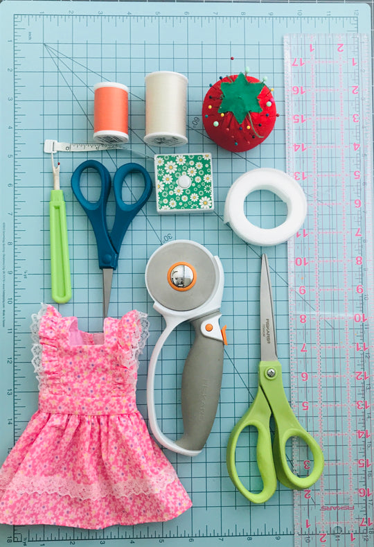 Tools and Supplies Needed for Sewing Doll Clothes