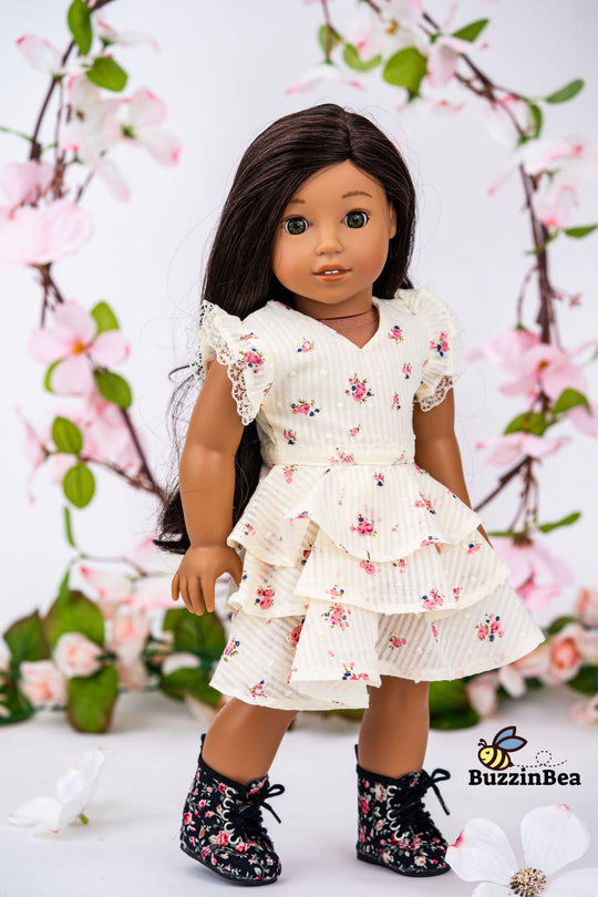 The Layered Dress - A Sweet And Gorgeous Dress for your 18-inch Dolls