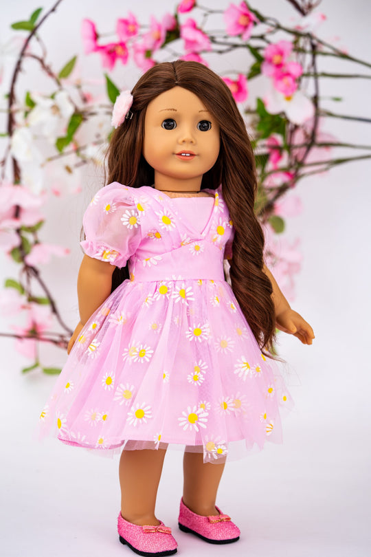 The Daisy Dress - A Dreamy and Romantic Dress for your 18-inch Dolls