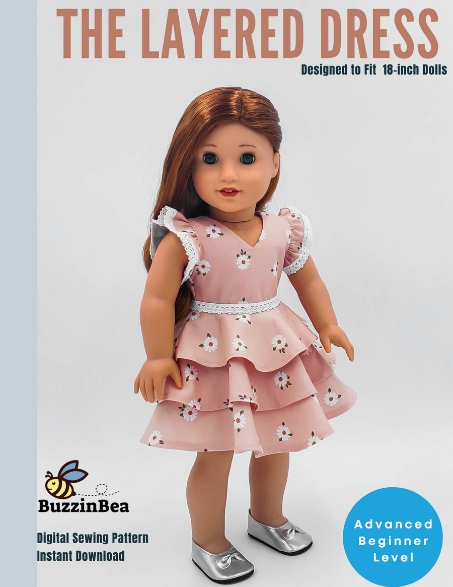 18 inch on sale doll pattern