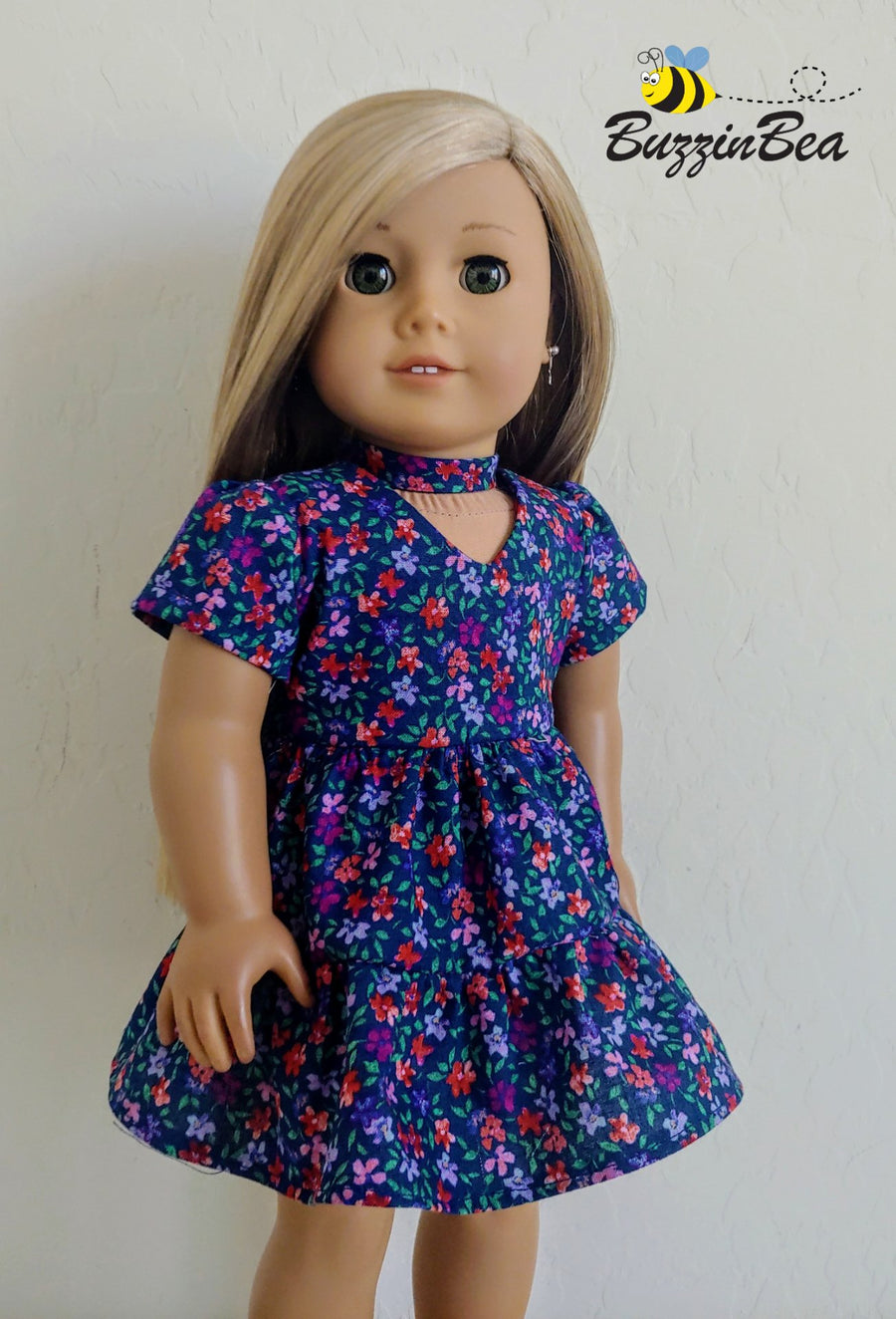 Jasmine Dress 18-inch Doll Clothes PDF Sewing Pattern